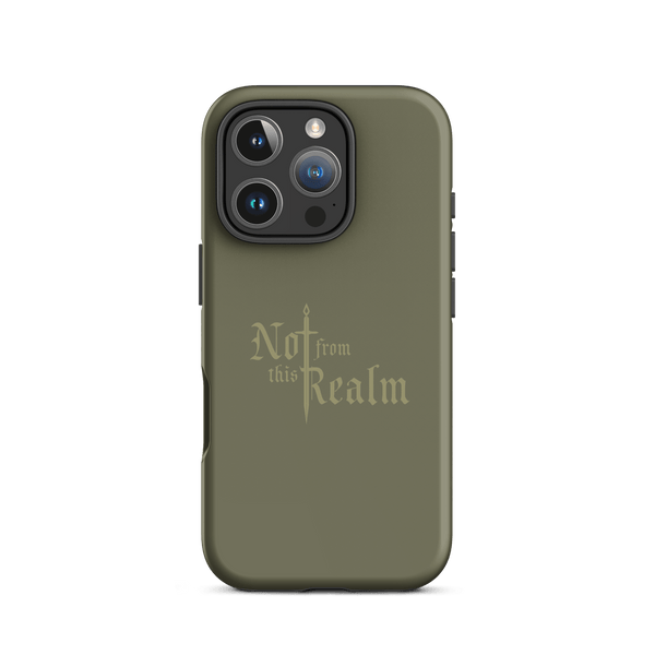 Monochromes Tough Case for iPhone® — Deepwood Green - Not From This Realm