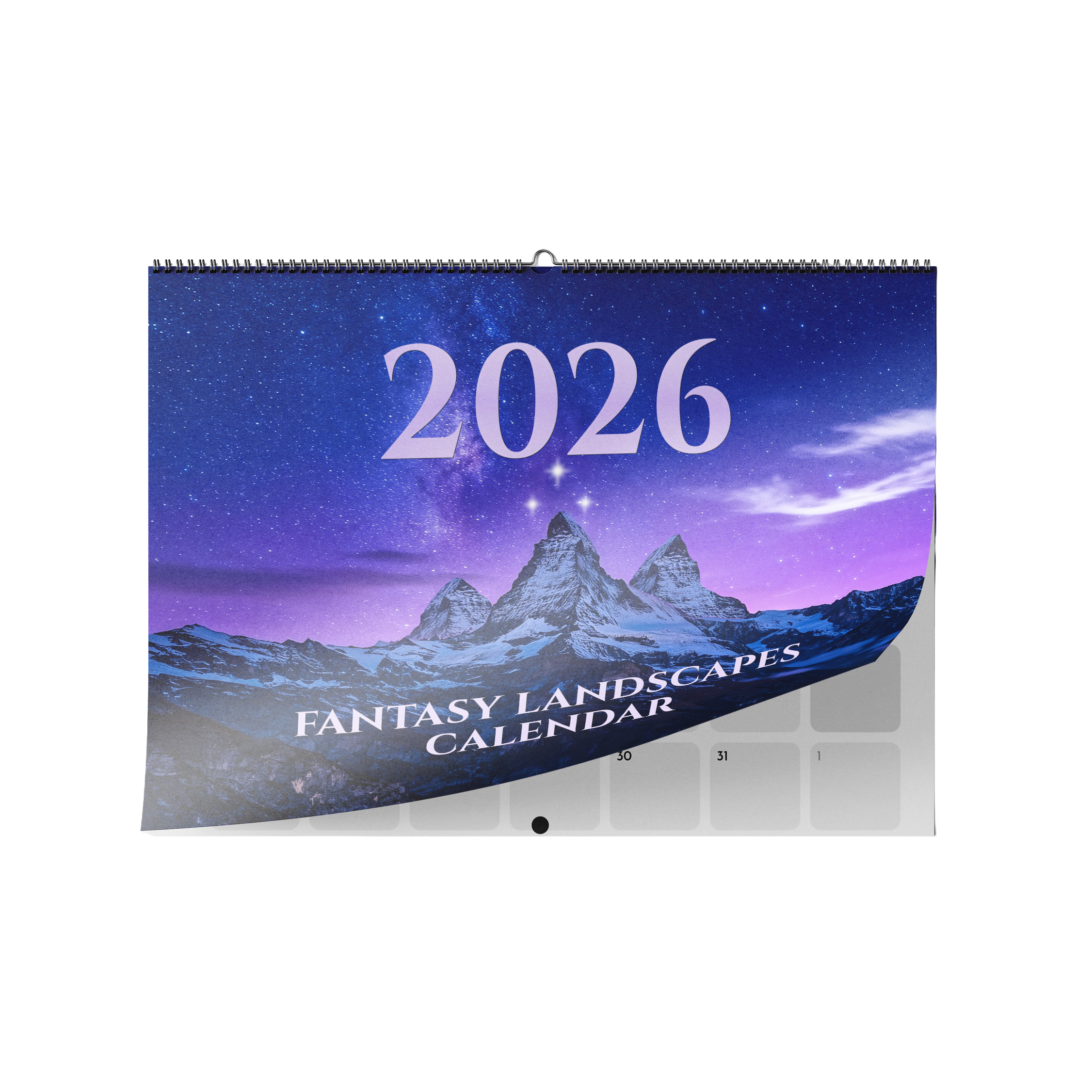 Fantasy Landscapes Calendar 2026 - Limited Edition
