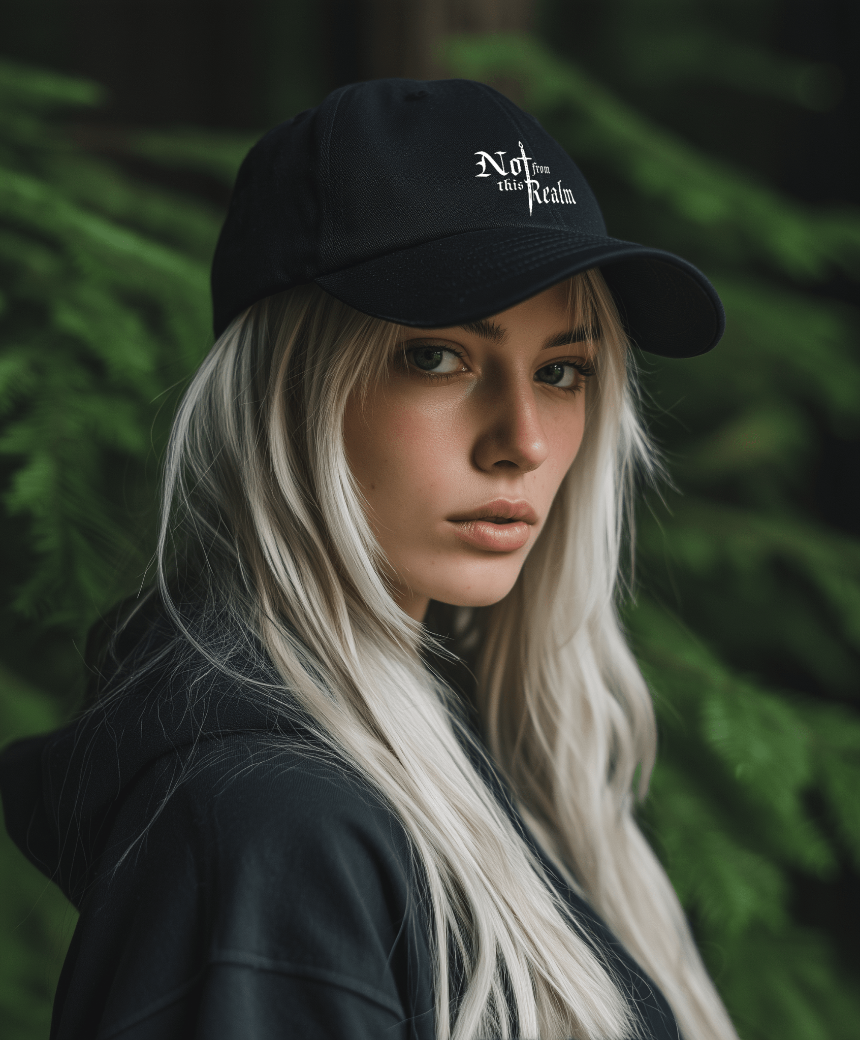 Basics Hat — Obsidian Black - Not From This Realm