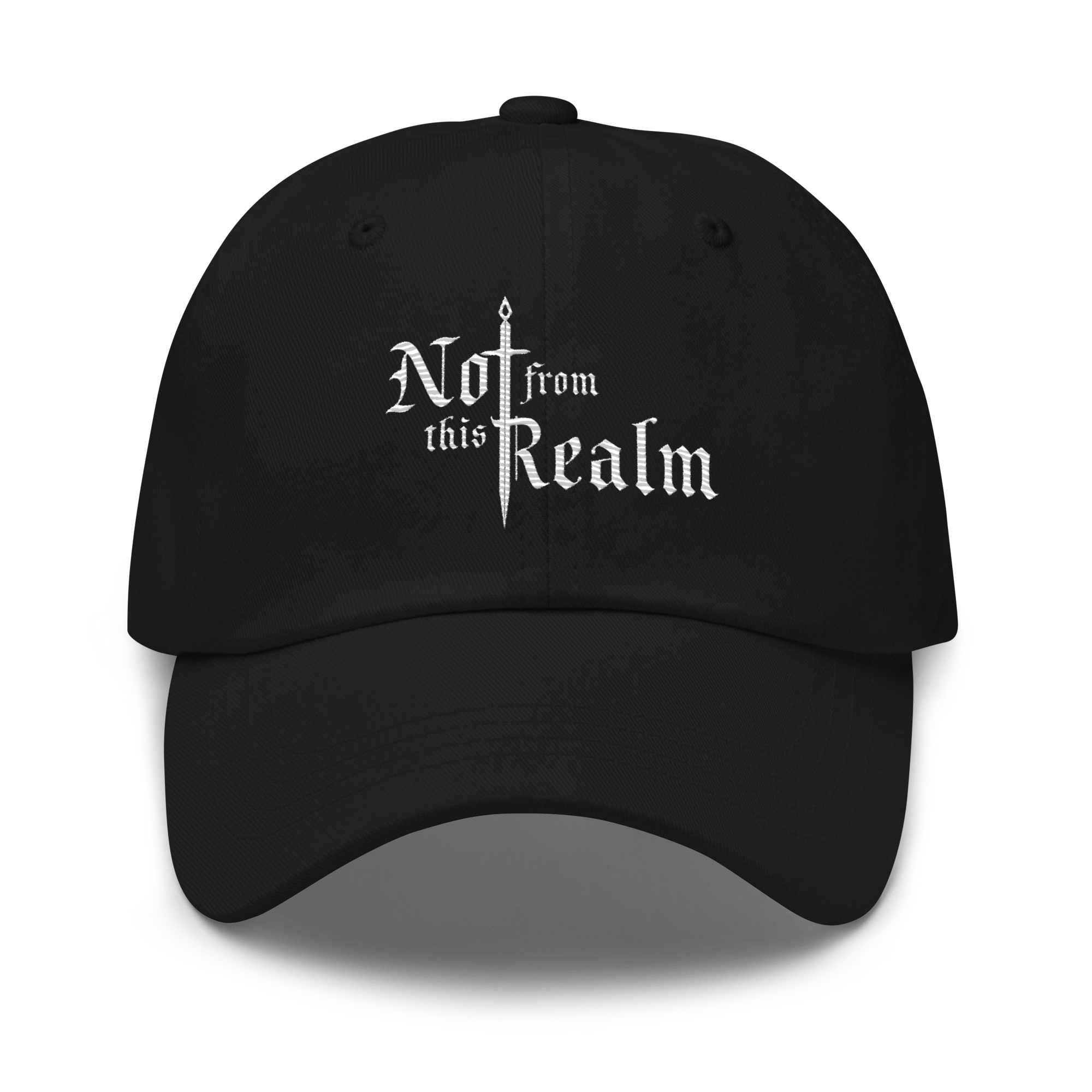 Basics Hat — Obsidian Black - Not From This Realm