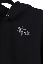 Basics Hoodie — Obsidian Black - Not From This Realm