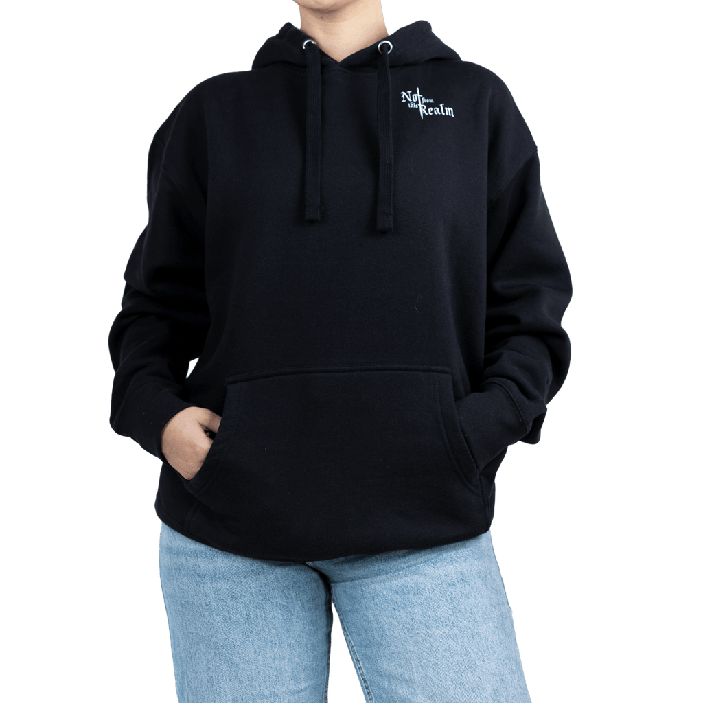 Basics Hoodie — Obsidian Black - Not From This Realm