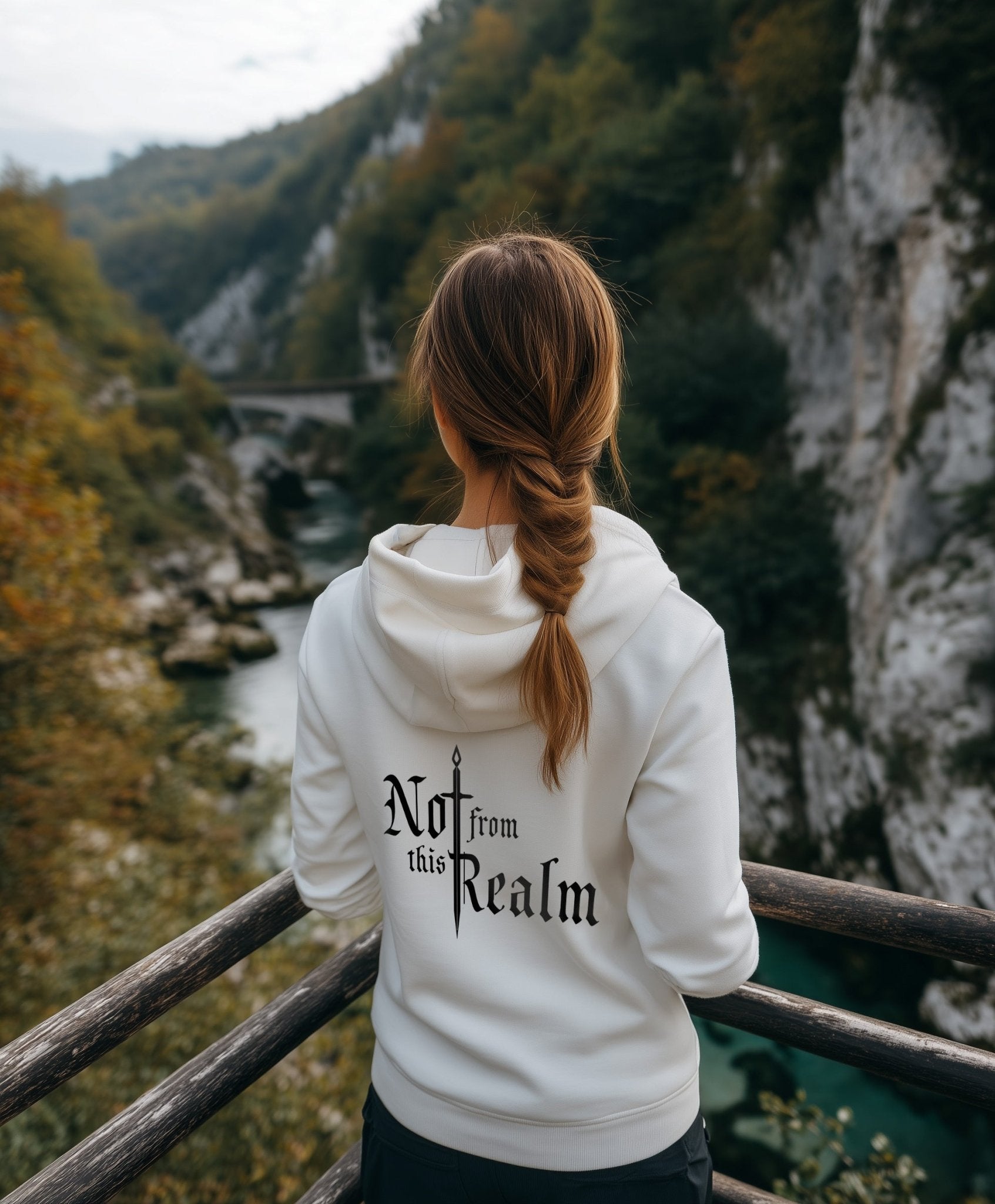 Basics Hoodie — Quartz White - Not From This Realm