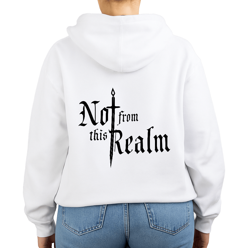 Basics Hoodie — Quartz White - Not From This Realm