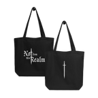 Basics Organic Tote Bag — Obsidian - Not From This Realm