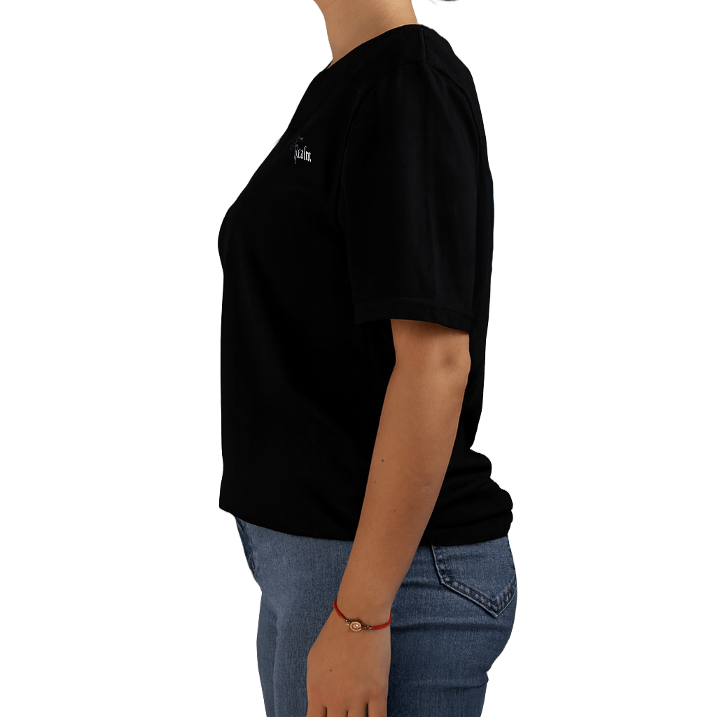 Basics T-Shirt — Obsidian Black - Not From This Realm
