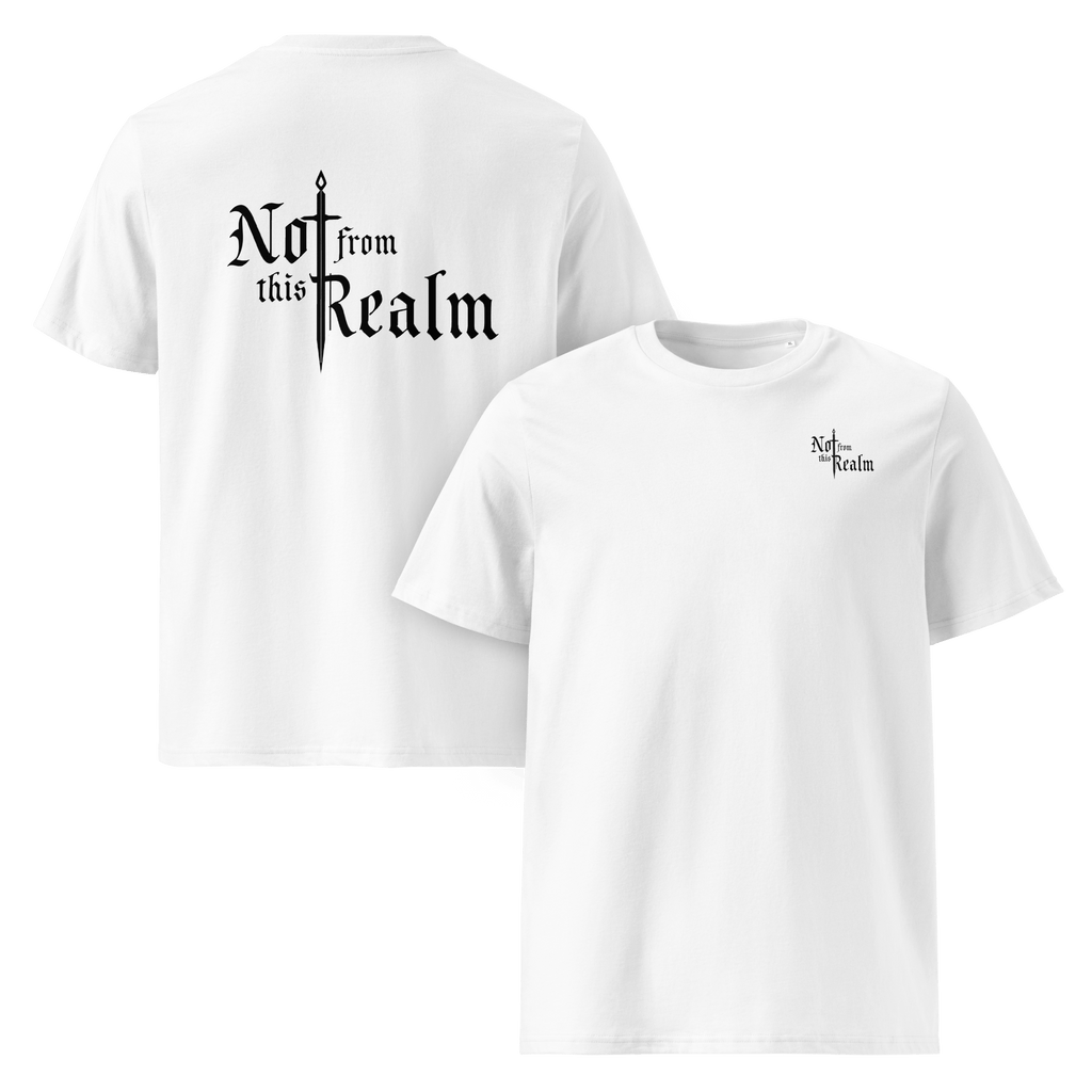 Basics T-Shirt — Quartz White - Not From This Realm