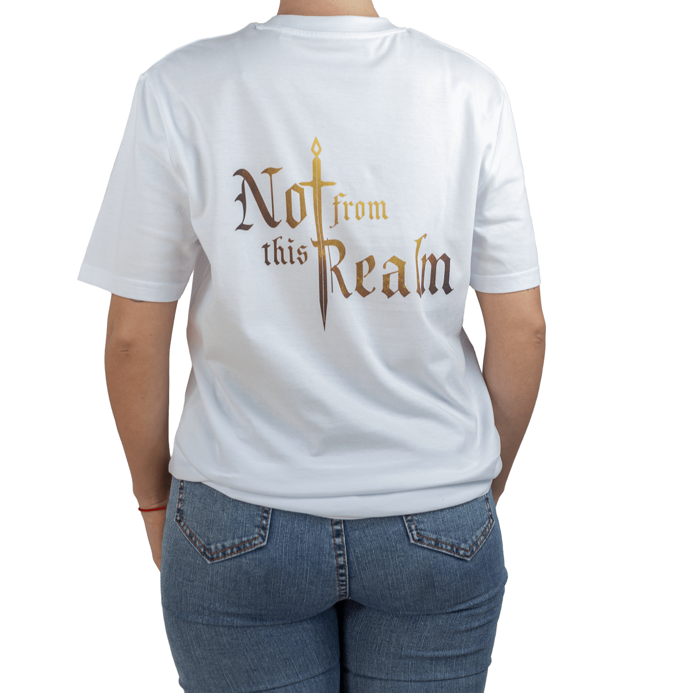Basics T-Shirt — Quartz White - Not From This Realm