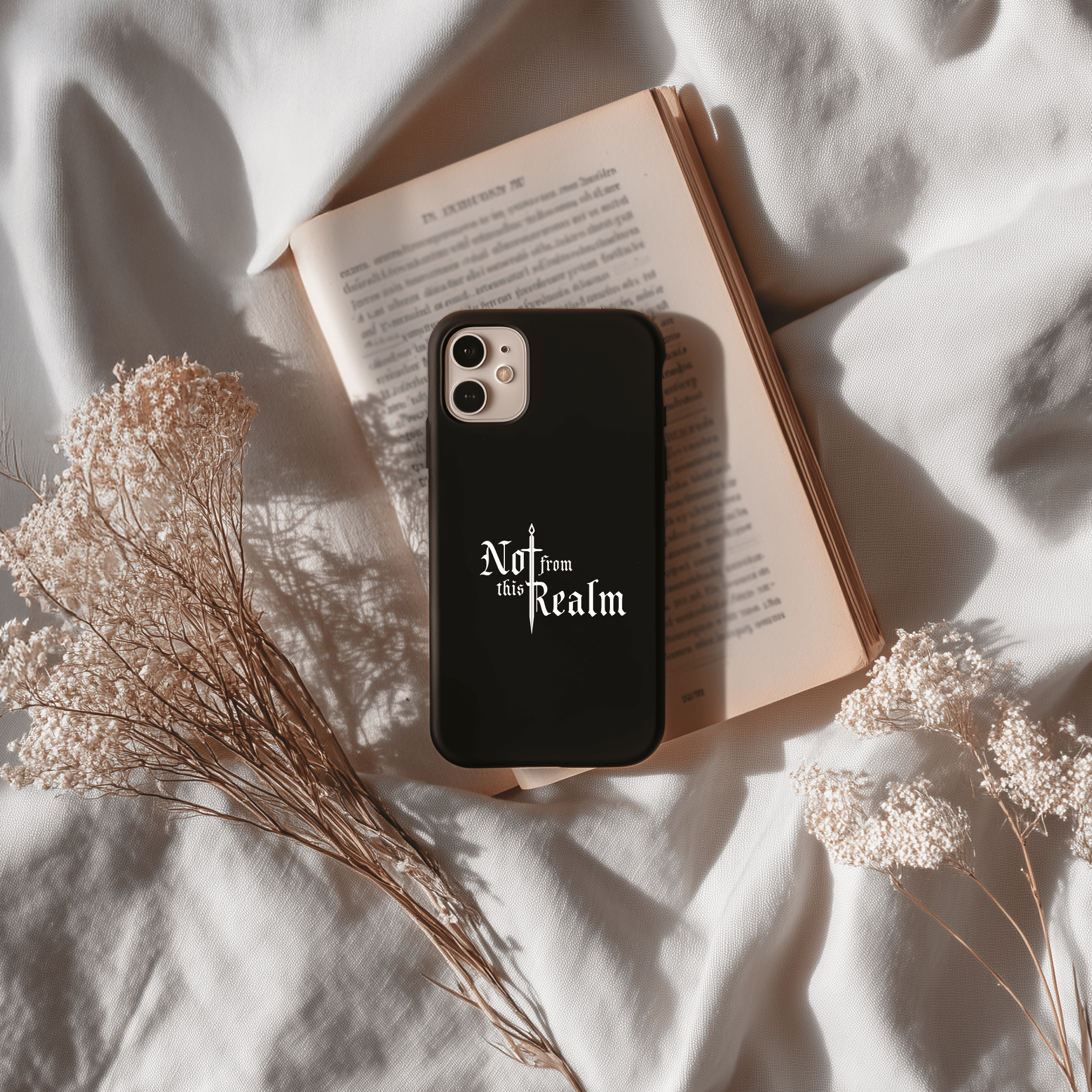 Basics Tough Case for iPhone® — Obsidian - Not From This Realm