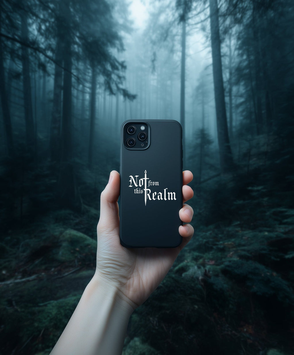 Basics Tough Case for iPhone® — Obsidian - Not From This Realm