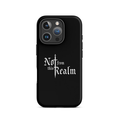 Basics Tough Case for iPhone® — Obsidian - Not From This Realm