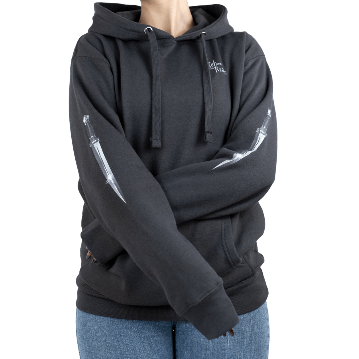 Blades of the Realm Hoodie - Nightblade Grey - Not From This Realm