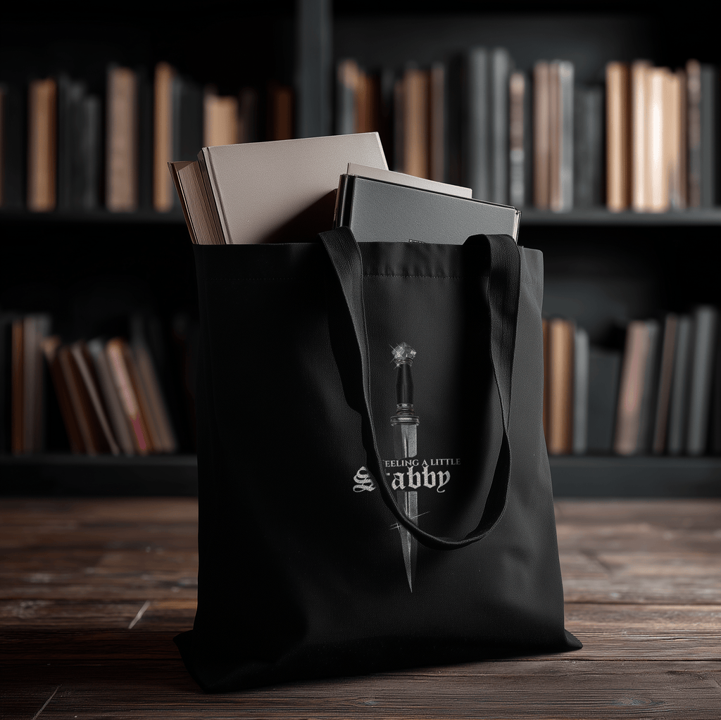 Blades of the Realm Organic Tote Bag — Obsidian - Not From This Realm
