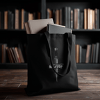 Blades of the Realm Organic Tote Bag — Obsidian - Not From This Realm