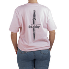 Blades of the Realm T-Shirt — Rosesteel Pink - Not From This Realm