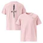 Blades of the Realm T-Shirt — Rosesteel Pink with sleeve detail - Not From This Realm