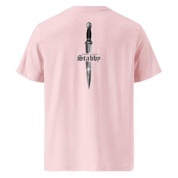 Blades of the Realm T-Shirt — Rosesteel Pink with sleeve detail - Not From This Realm