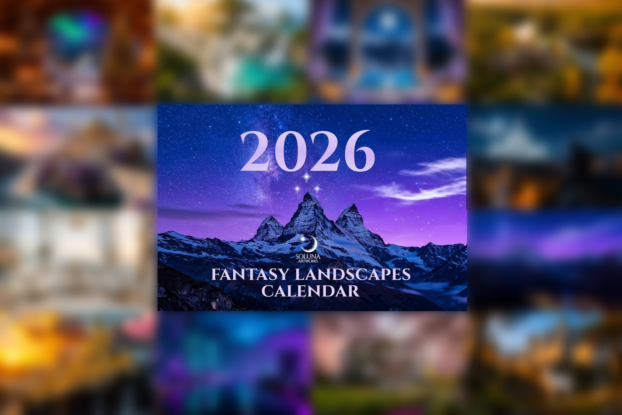 Bundle - Fantasy Landscapes & Swoon Worthy Men Calendar 2026 - Limited Edition (US) - Not From This Realm