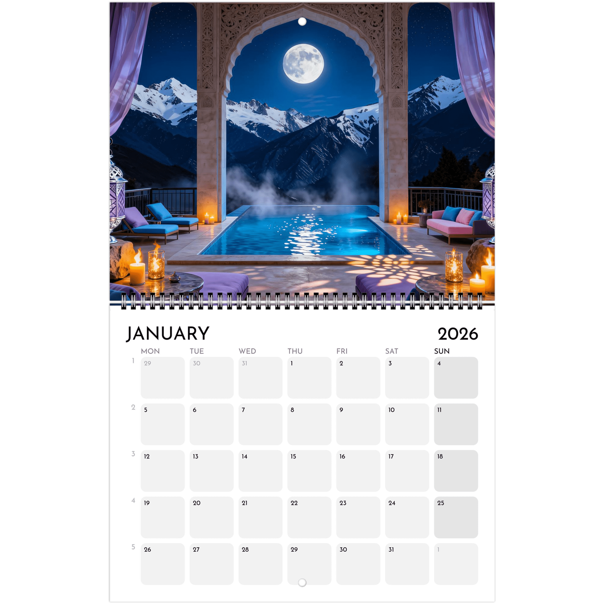 Fantasy Landscapes Calendar 2026 - Limited Edition - Not From This Realm