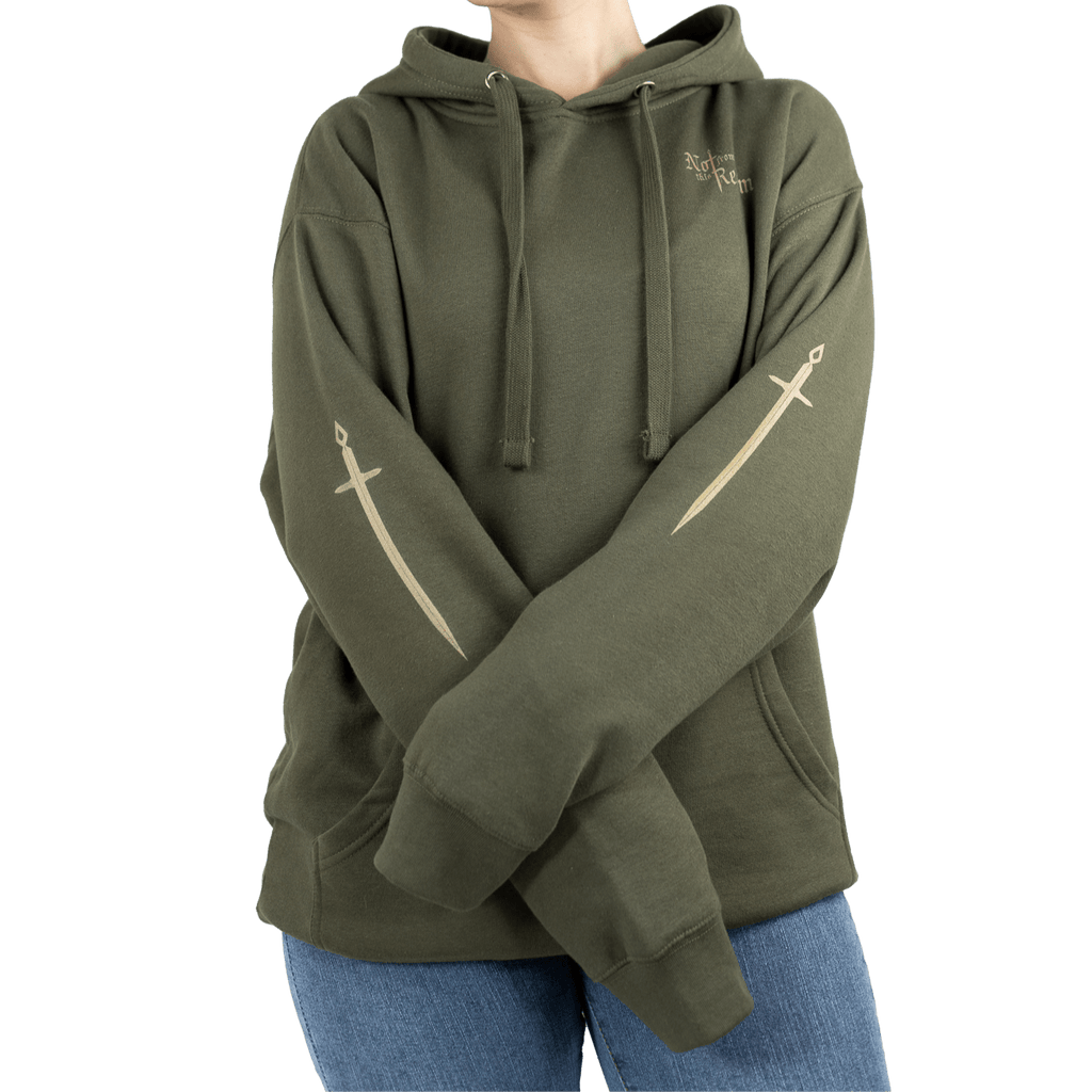 Monochromes Hoodie — Deepwood Green - Not From This Realm