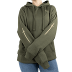 Monochromes Hoodie — Deepwood Green - Not From This Realm