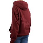 Monochromes Hoodie — Moonblood Red - Not From This Realm