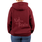 Monochromes Hoodie — Moonblood Red - Not From This Realm