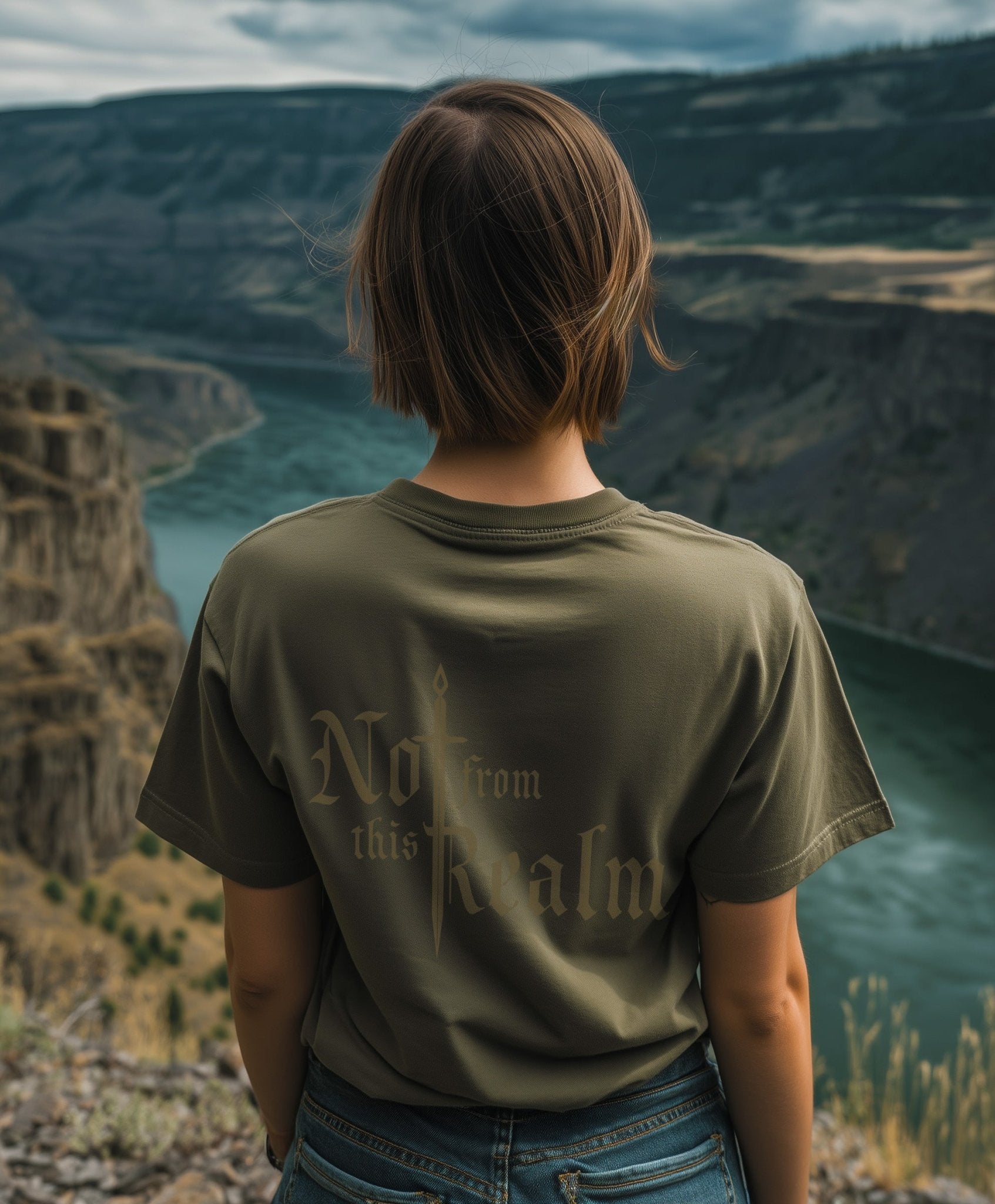 Monochromes T-Shirt — Deepwood Bright - Not From This Realm