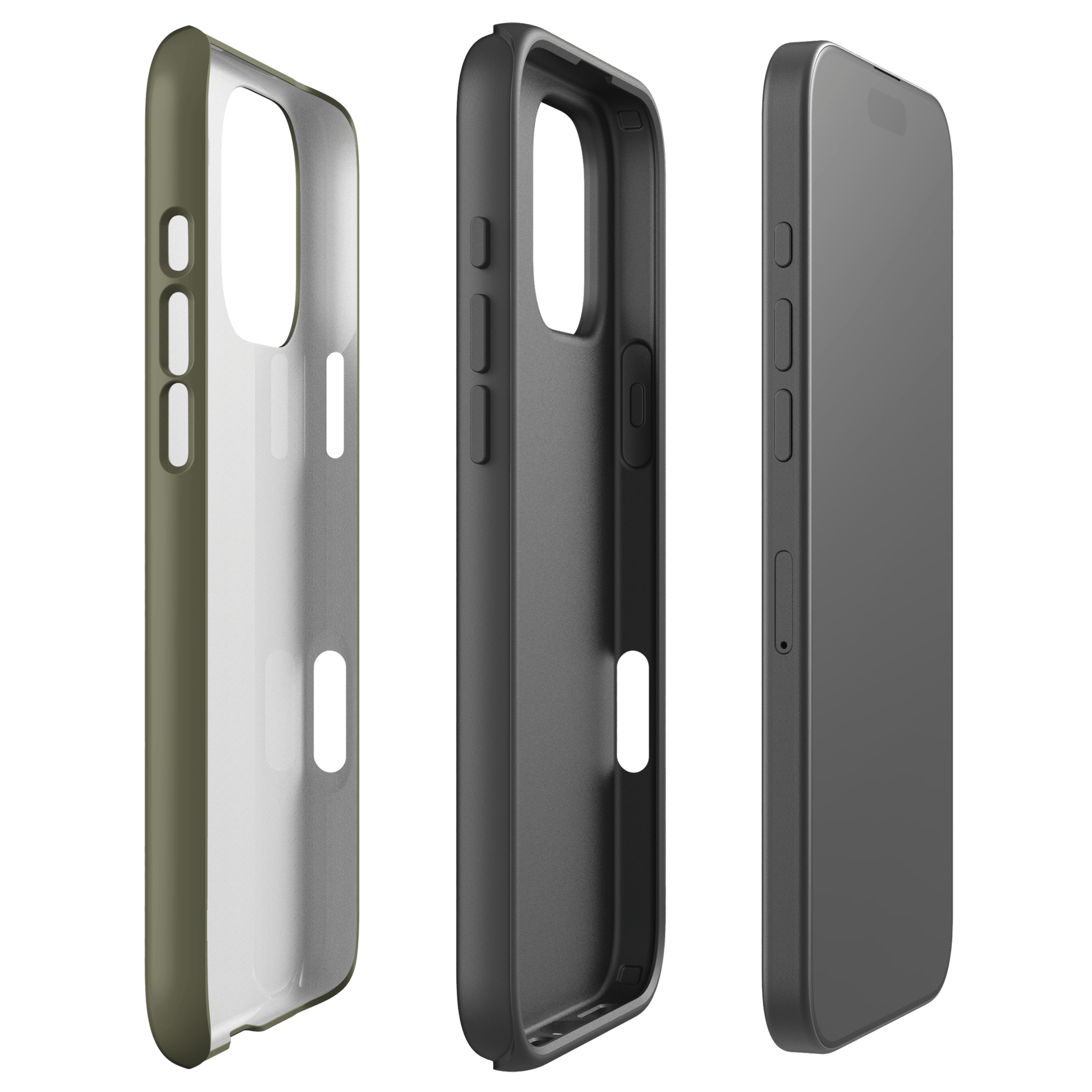 Monochromes Tough Case for iPhone® — Deepwood Green - Not From This Realm