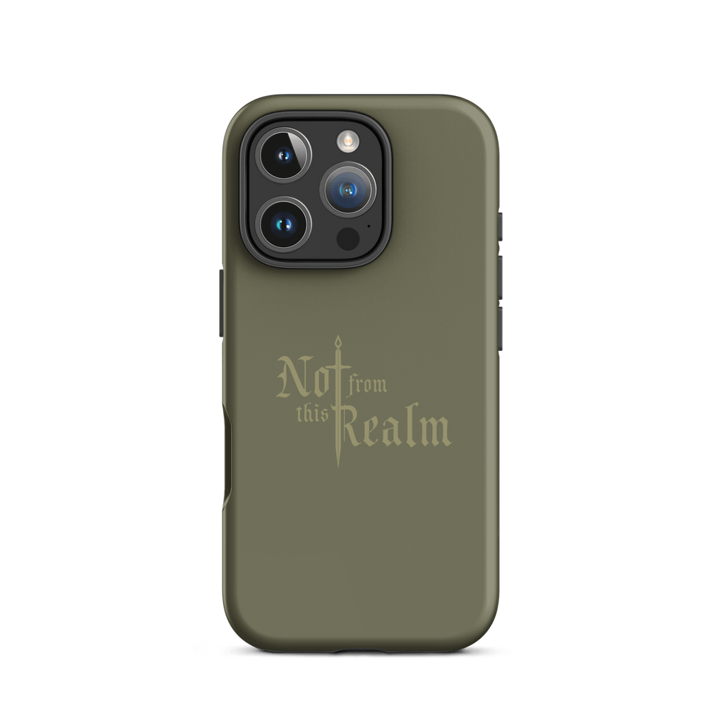 Monochromes Tough Case for iPhone® — Deepwood Green - Not From This Realm
