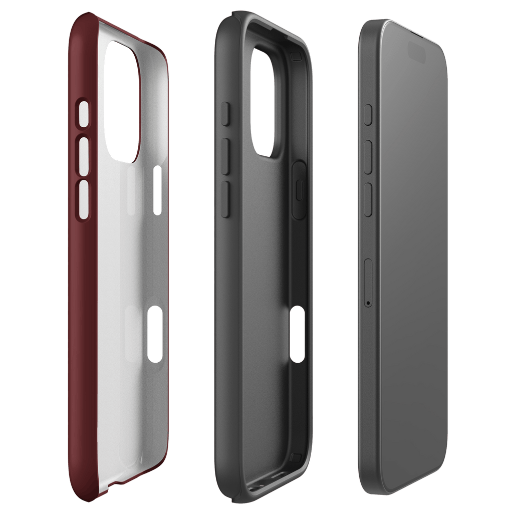 Monochromes Tough Case for iPhone® — Moonblood Red - Not From This Realm