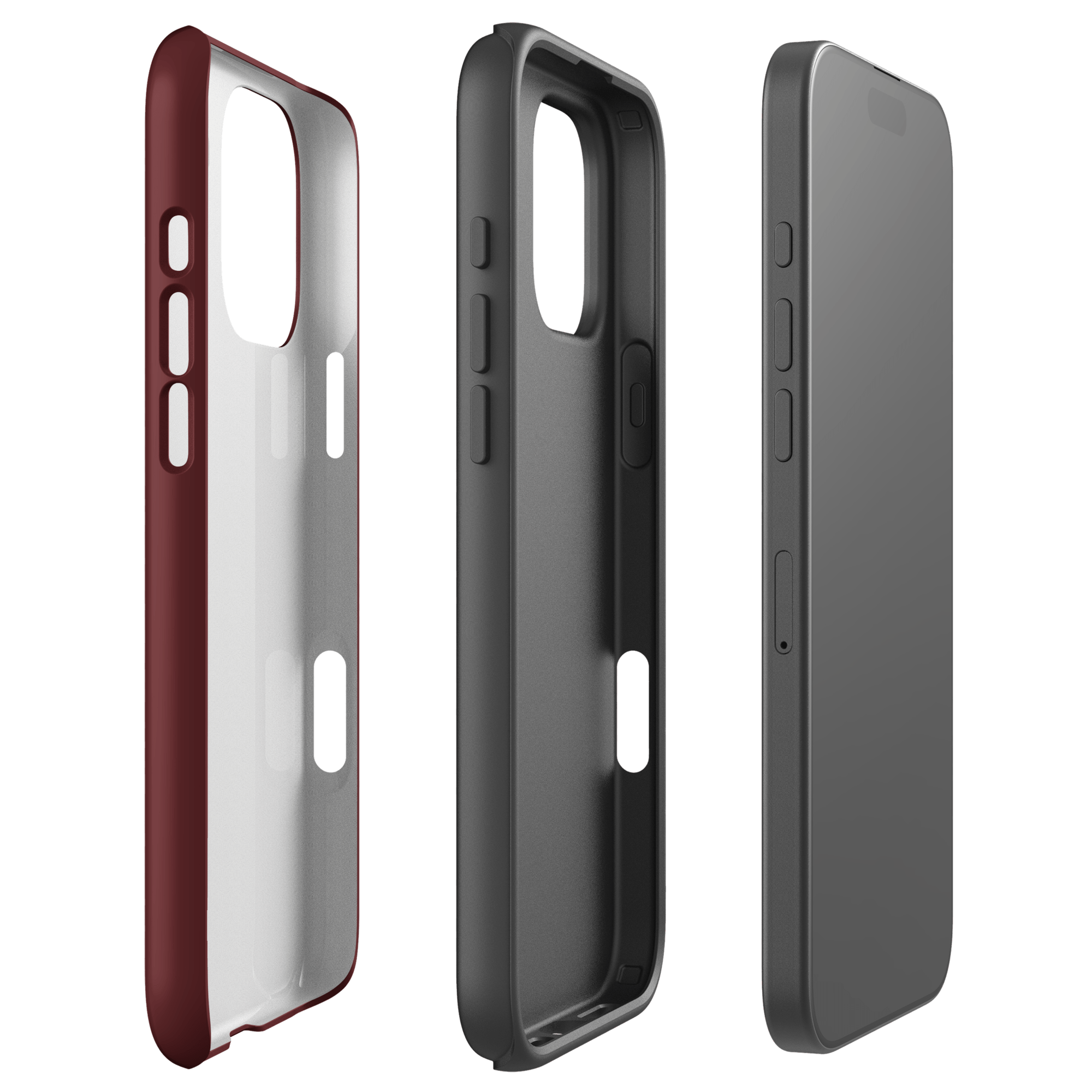 Monochromes Tough Case for iPhone® — Moonblood Red - Not From This Realm