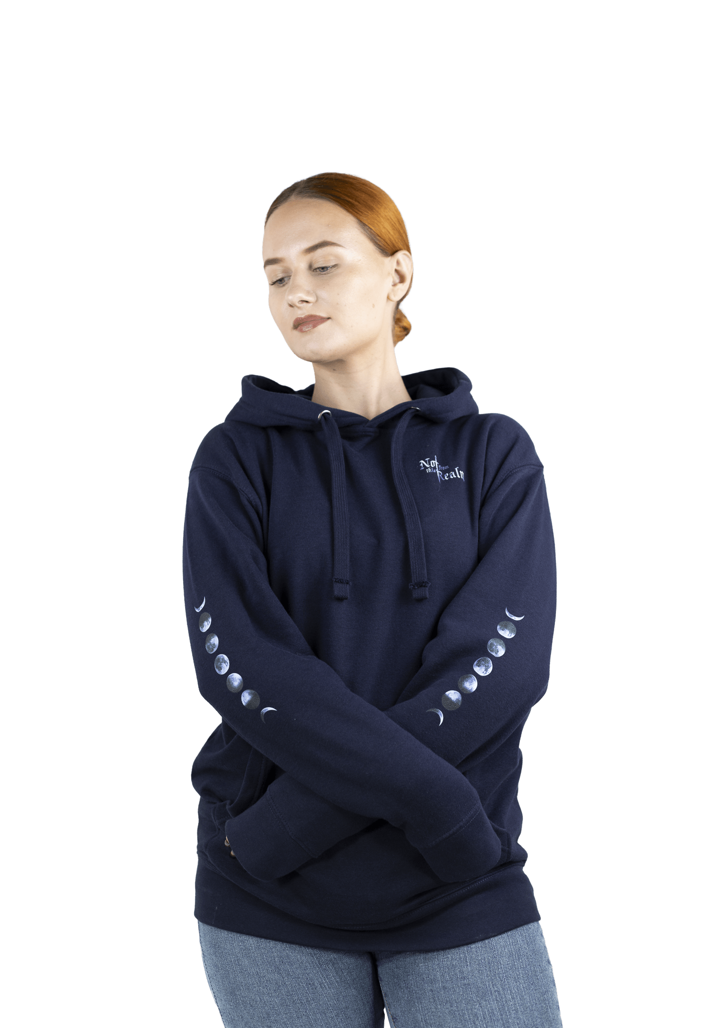 Moonbound Hoodie — Moontide Navy - Not From This Realm