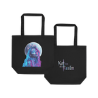 Moonbound Organic Tote Bag — Obsidian - Not From This Realm