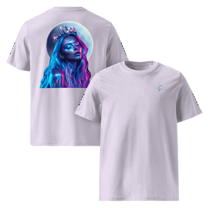 Moonbound T-Shirt — Celestite Lavender with sleeve detail - Not From This Realm