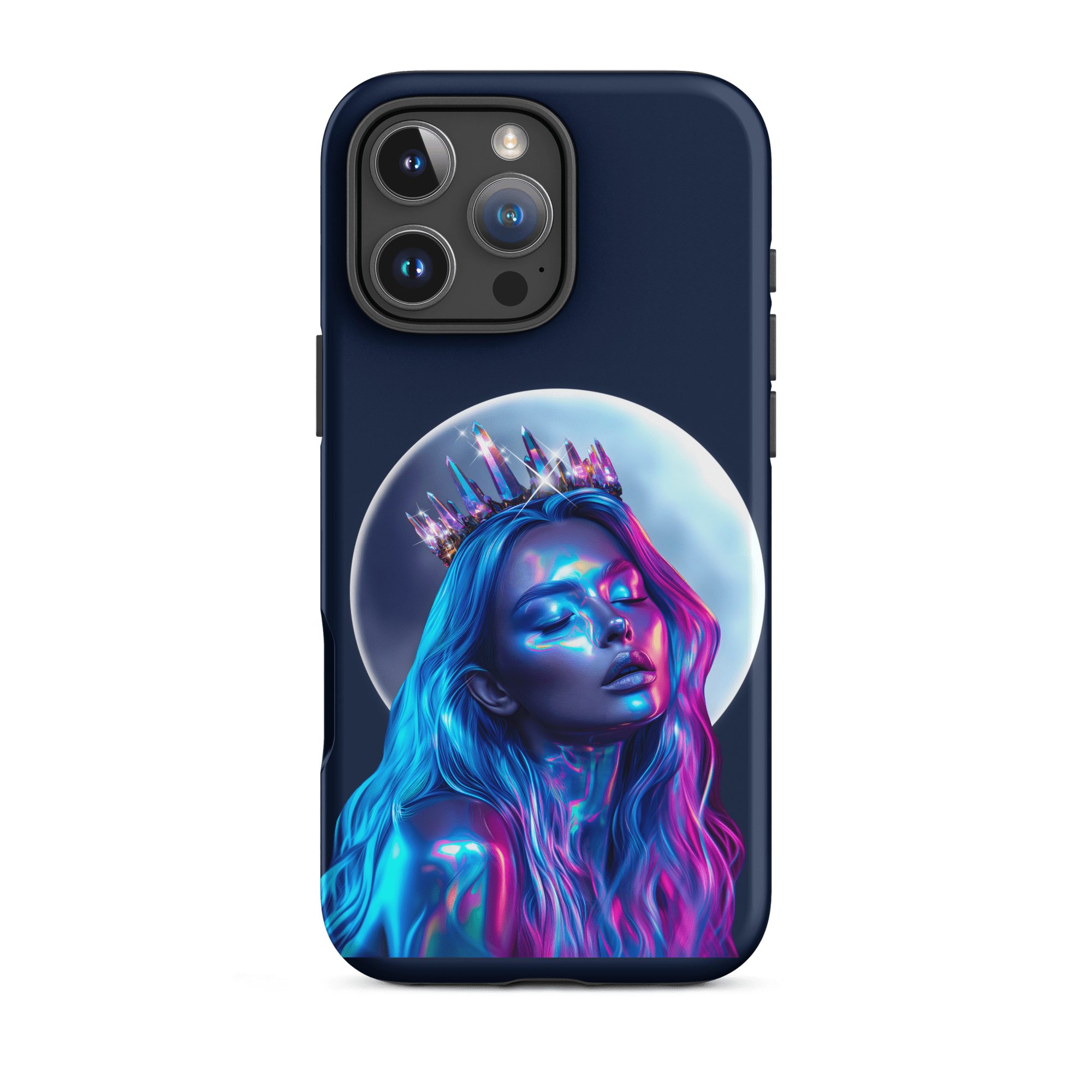 Moonbound Tough Case for iPhone® — Moontide Navy - Not From This Realm