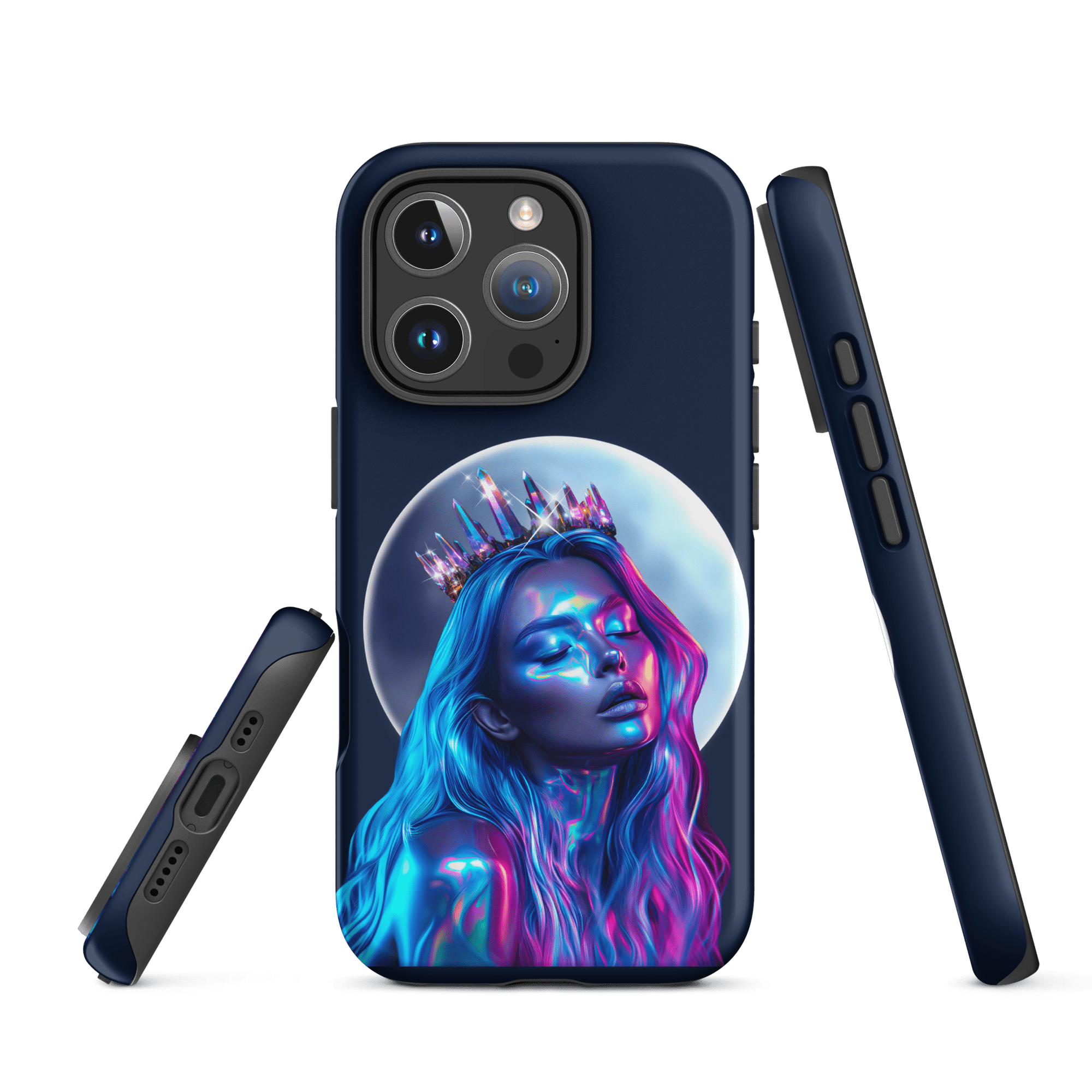 Moonbound Tough Case for iPhone® — Moontide Navy - Not From This Realm