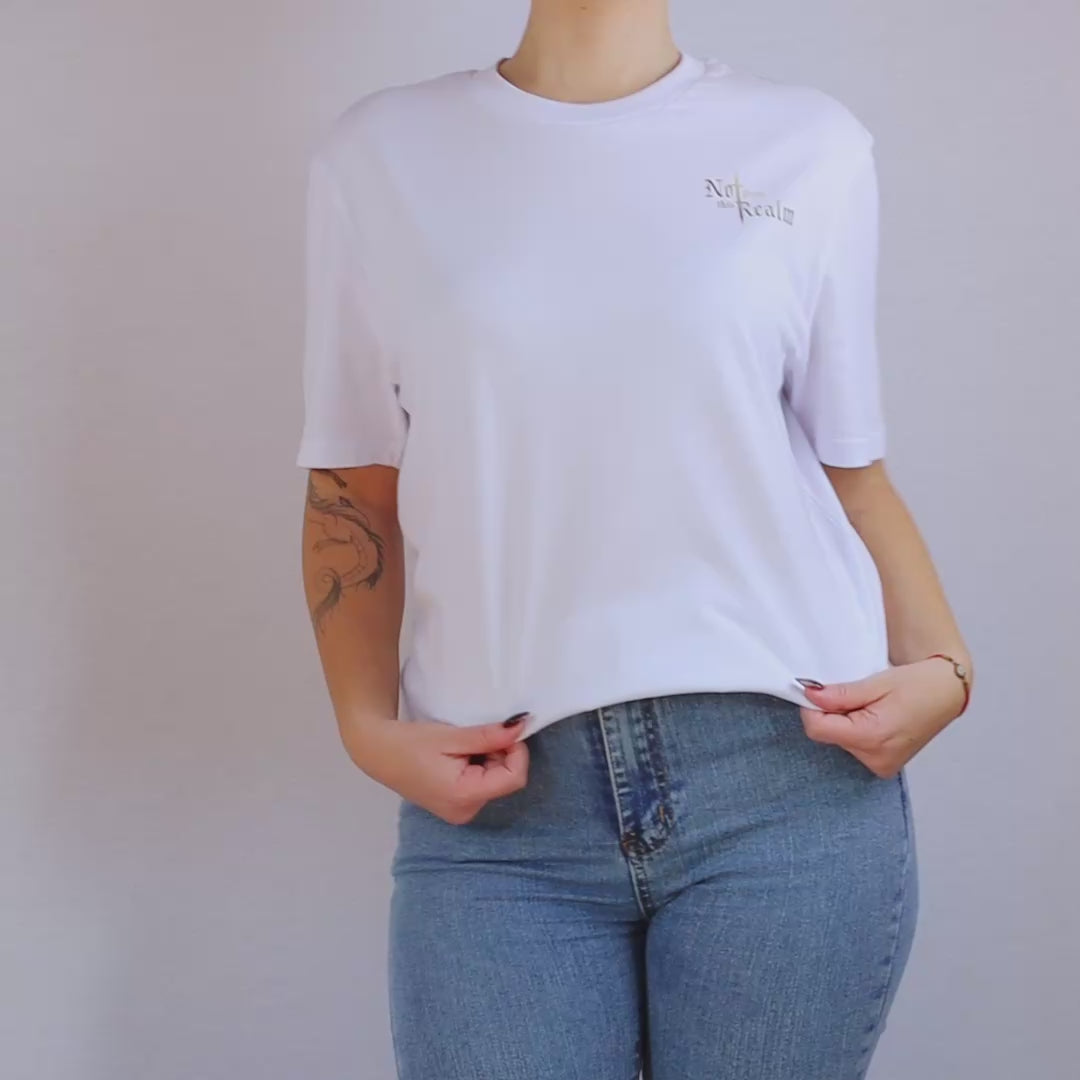 Basics T-Shirt — Quartz White