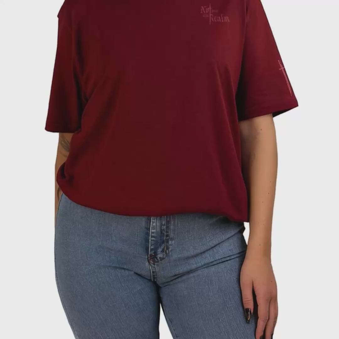 Monochromes T-Shirt — Moonblood Bright